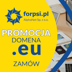 promocja - domena .eu od forpsi.pl